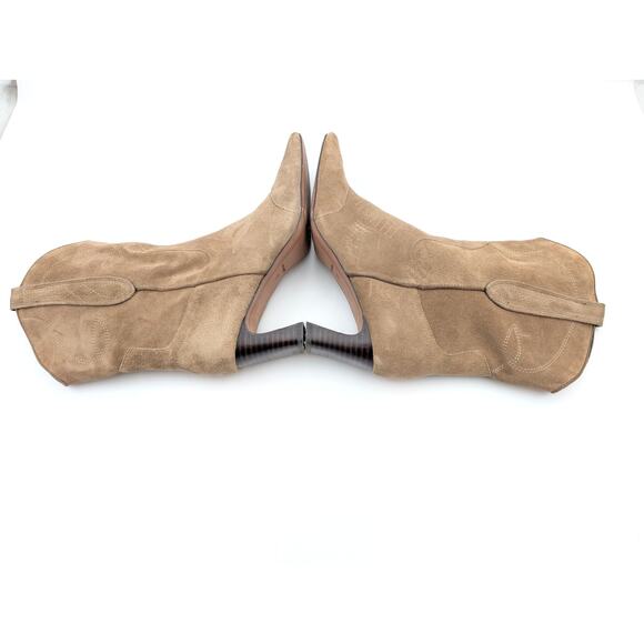 Steve Madden Josefine Western Boots Square Toe Women's Brown Size US10 EU41 - Picture 10 of 10